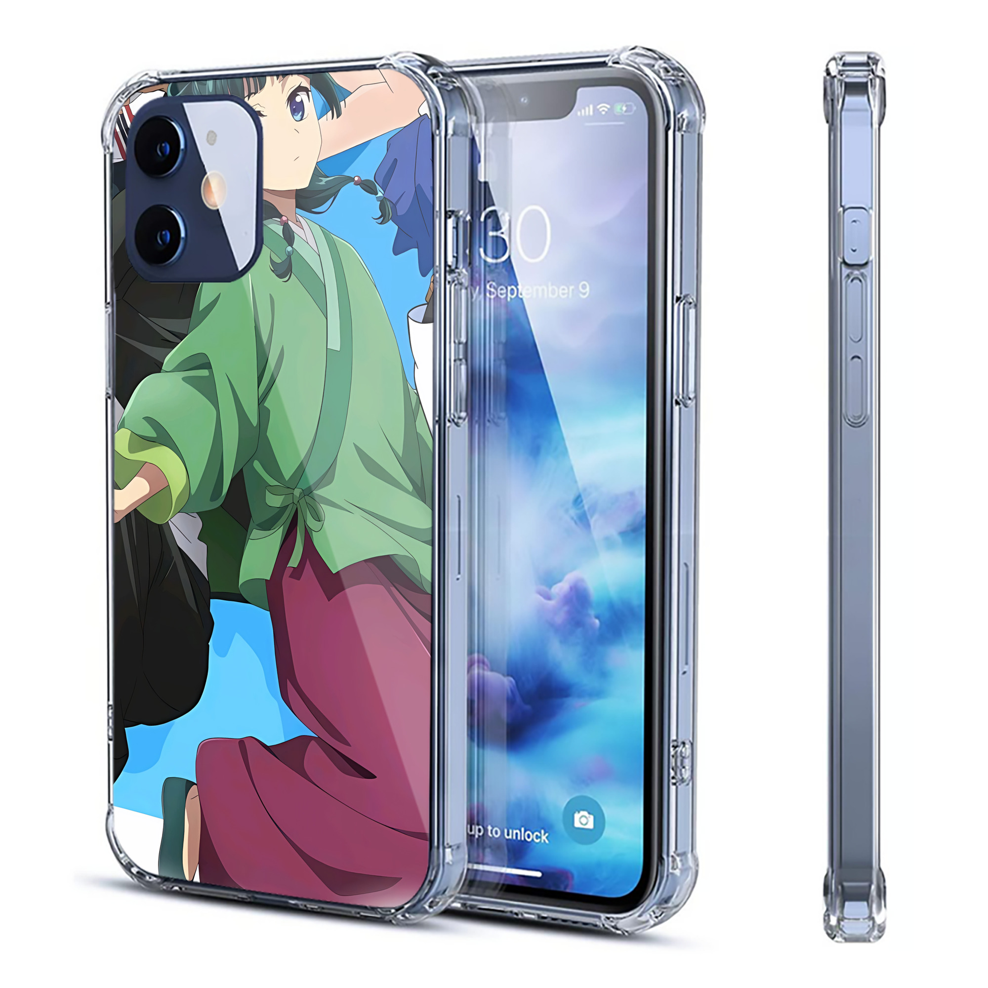 （画像用） 薬屋のひとりごと The Apothecary Diaries 【iPhone 12シリーズ対応】透明スマホケース（クリアソフトケース）